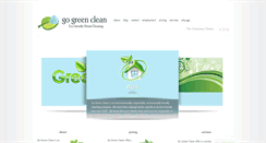 Desktop Screenshot of gogreencleanonline.com